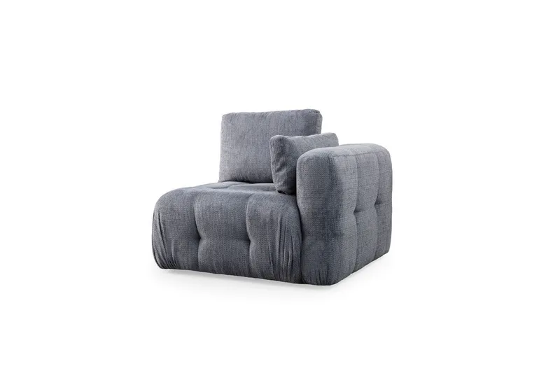 Yvara Sofa med Divan 4-sits - Grå - Møbler - Sofaer - Sofa med chaiselong