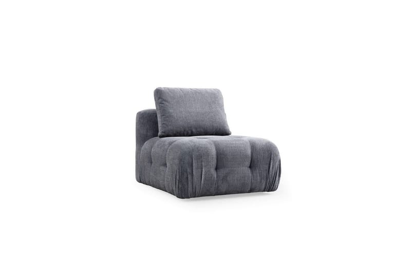Yvara Sofa med Divan 4-sits - Grå - Møbler - Sofaer - Modulsofaer - Komplet modulsofa