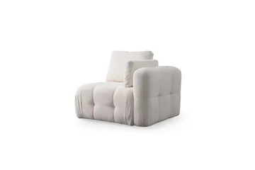 Yvara Sofa med Divan 4-sits - Hvid - Møbler - Sofaer - Modulsofaer - Komplet modulsofa