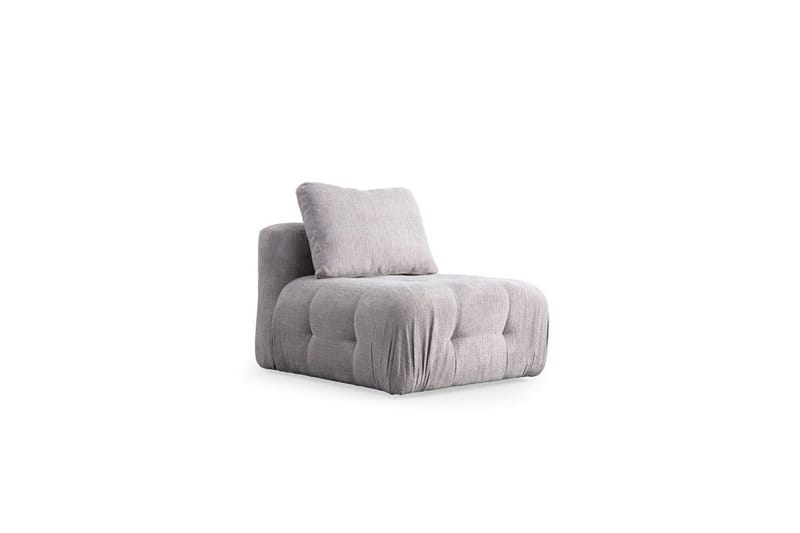 Yvara Sofa med Divan 4-sits - Lysegrå - Møbler - Sofaer - Modulsofaer - Komplet modulsofa