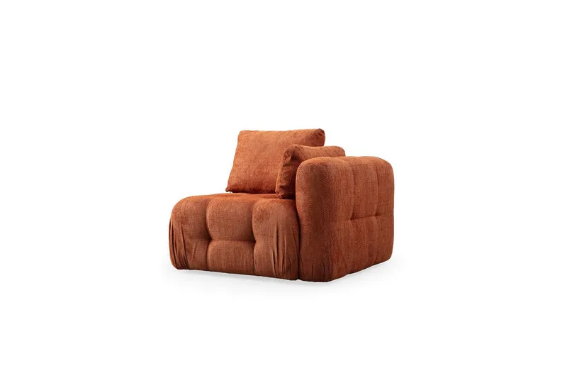 Yvara Sofa med Divan 4-sits - Orange - Møbler - Sofaer - Sofa med chaiselong