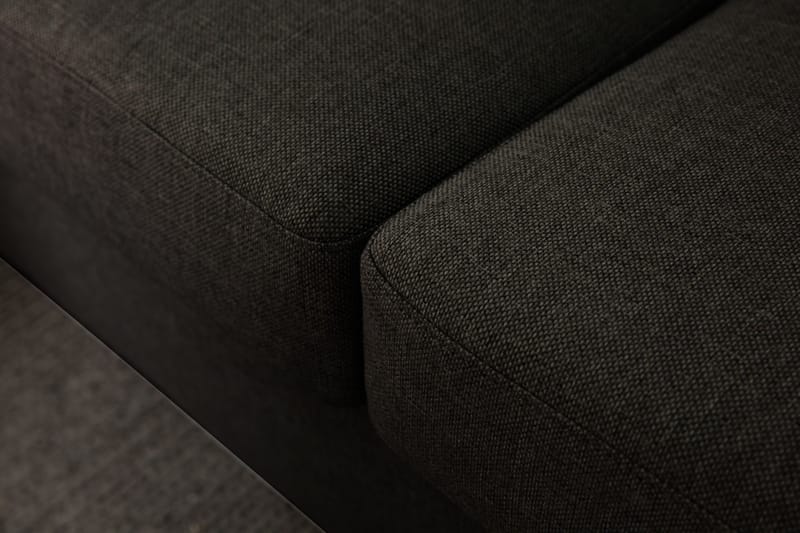 Zero 4-pers Sofa Large med Chaiselong Venstre - Mørkegrå - Sofa med chaiselong