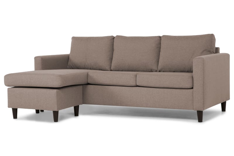 Zero Chaiselongsofa 3-pers Vendbar - Beige - Sofa med chaiselong - 3 personers sofa med chaiselong