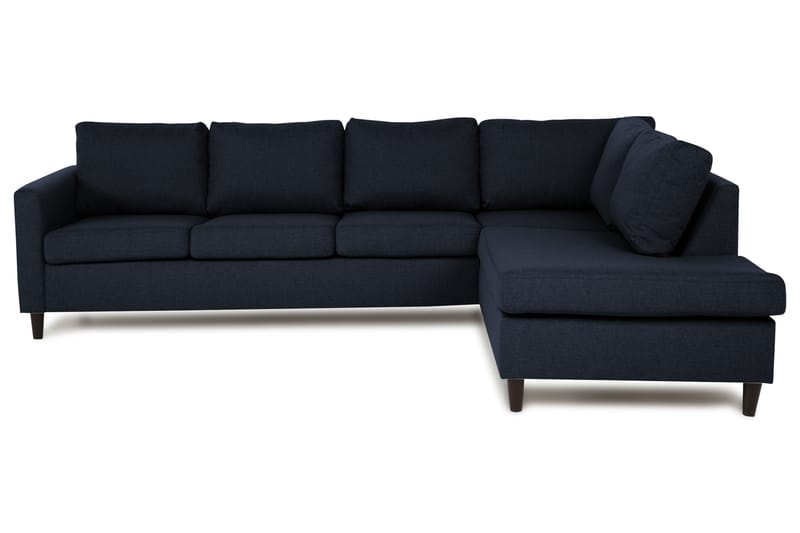 Zero Chaiselongsofa 4-pers Højre - Blå - Sofa med chaiselong - 4 personers sofa med chaiselong