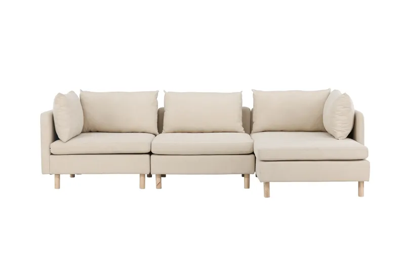 Zero Sofa med Divan 3-sits, Beige