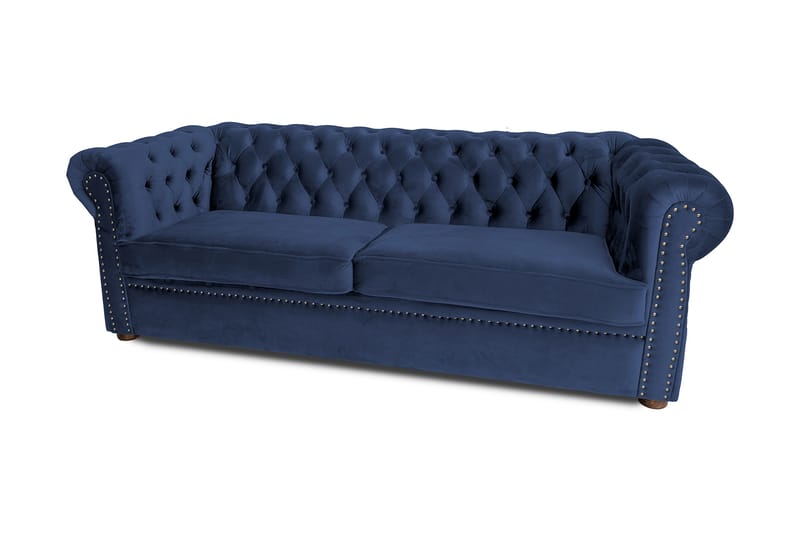 Chesterfield Deluxe sovesofa 3-Pers. - Møbler - Sofaer - Sovesofaer - 3 personers sovesofa