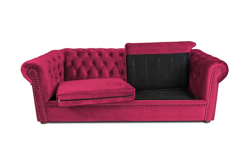 Chesterfield Deluxe sovesofa 3-Pers. - Møbler - Sofaer - Sovesofaer - 3 personers sovesofa