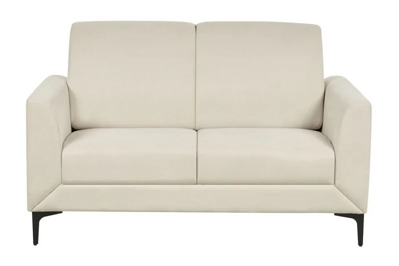 Chet Sofa 2-personers, Beige/Sort