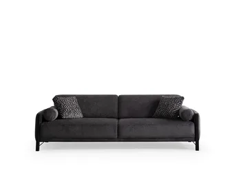 Childress 3-personers sofa Chenille - Grå - Møbler - Sofaer - 3 personers sofa