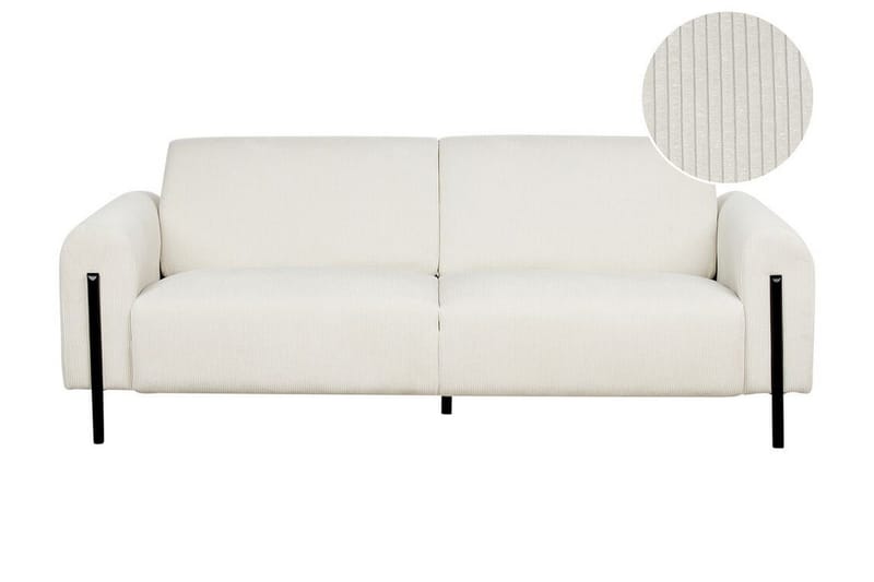 Christa Sofa 3-personers - Hvid/Sort - Møbler - Sofaer - 3 personers sofa