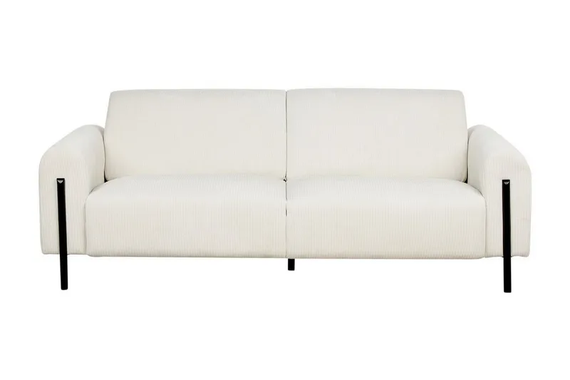 Christa Sofa 3-personers - Hvid/Sort - Møbler - Sofaer - 3 personers sofa