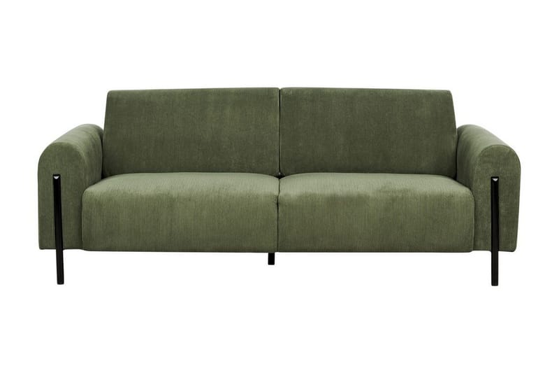 Christa Sofa 3-personers - Grøn/Sort - Møbler - Sofaer - 3 personers sofa