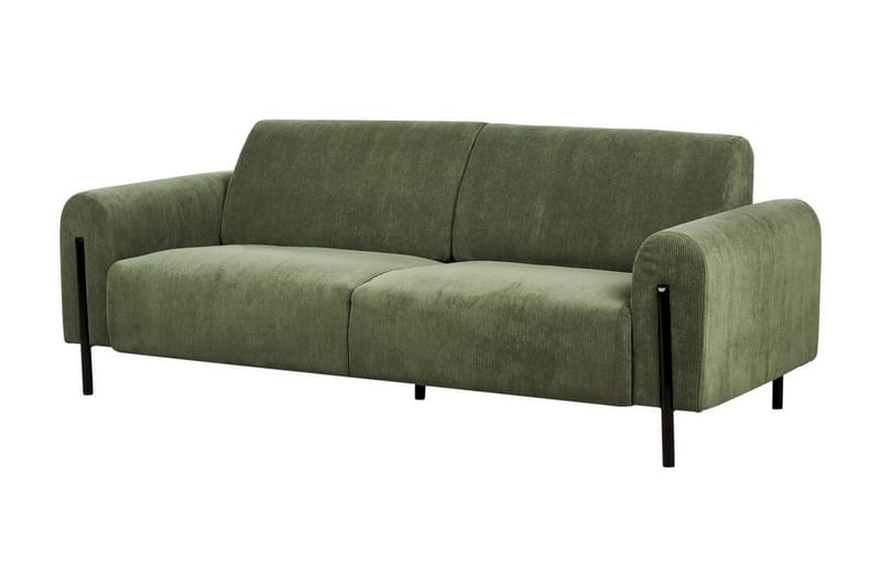 Christa Sofa 3-personers - Grøn/Sort - Møbler - Sofaer - 3 personers sofa