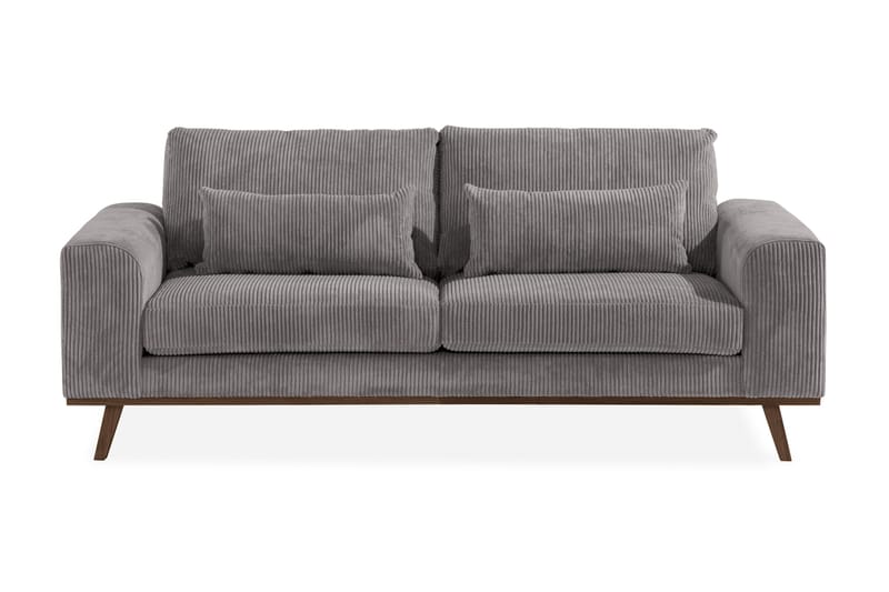 Copenhagen 2-personers Manchestersofa, Mørkegrå