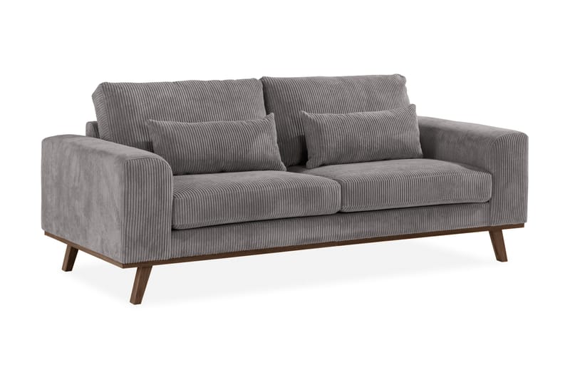 Copenhagen 2-personers Manchestersofa - Mørkegrå - Møbler - Sofaer - 2 personers sofa