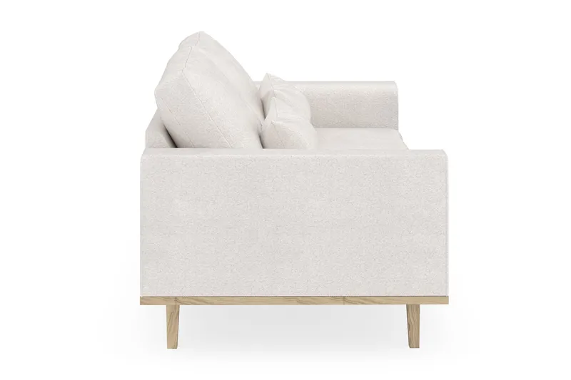 Copenhagen 2-personers Sofa i Bouclé - Hvid - Møbler - Sofaer - 2 personers sofa