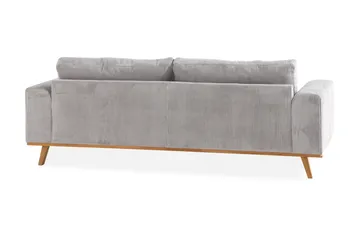 Copenhagen 3-personers Manchestersofa - Lysegrå - Møbler - Sofaer - 3 personers sofa