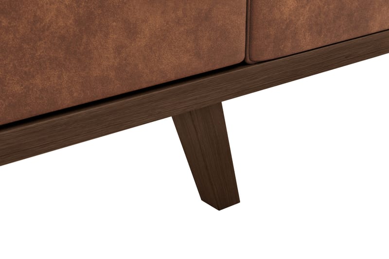 Copenhagen 3-personers Sofa i Kunstlæder - Brun - Møbler - Sofaer - Lædersofaer