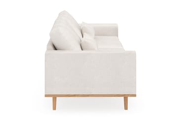 Copenhagen 4-personers Sofa i Bouclé - Hvid - Møbler - Sofaer - 4 personers sofa