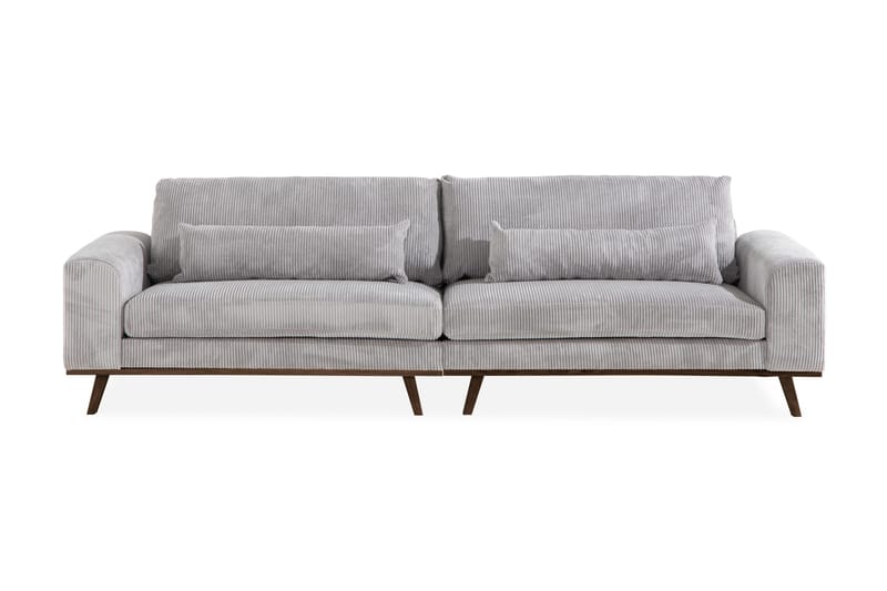 Copenhagen 4-personers Manchestersofa, Lysegrå