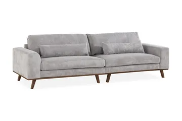 Copenhagen 4-personers Manchestersofa - Lysegrå - Møbler - Sofaer - 4 personers sofa