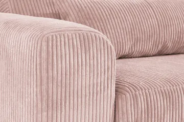 Copenhagen 6-personers L-formet Hjørnesofa i Manchester - Rosa - Møbler - Sofaer - Hjørnesofa