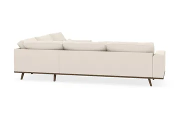 Copenhagen 6-personers L-formet Hjørnesofa i Manchester - Beige - Møbler - Sofaer - Hjørnesofa