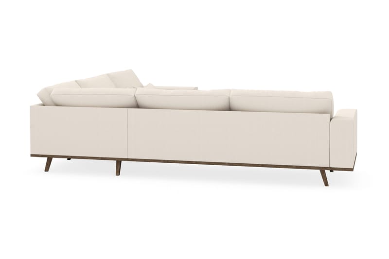 Copenhagen 6-personers L-formet Hjørnesofa i Manchester - Beige - Møbler - Sofaer - Hjørnesofa