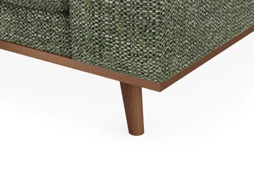 Copenhagen Premium 4-seters Venstrevendt L-formet Dyp Sjeselongsofa i Chenille - Grønn - Møbler - Sofaer - Sofa med chaiselong