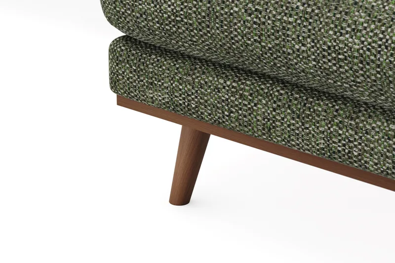 Copenhagen Premium 5-seters Venstrevendt U-formet Dyp Sofa med Divan og Sjeselong i Chenille - Grønn - Møbler - Sofaer - U Sofa