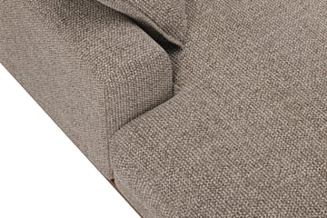 Copenhagen Premium højrevendt 5-personers dyb U-formet sofa med divan og chaiselong i chenille - Brun - Møbler - Sofaer - U Sofa