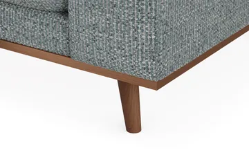 Copenhagen Premium 4-seters Venstrevendt L-formet Dyp Sjeselongsofa i Chenille - Grå/blå - Møbler - Sofaer - Sofa med chaiselong