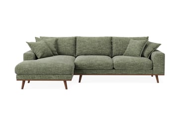 Copenhagen Premium 4-seters Venstrevendt L-formet Dyp Divansofa i Chenille