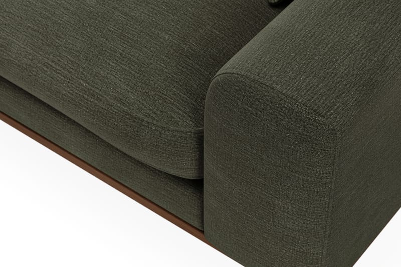 Copenhagen Premium 4-seters Venstrevendt L-formet Dyp Sjeselongsofa i Stoff - Grønn - Møbler - Sofaer - Sofa med chaiselong