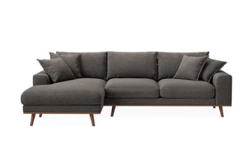 Copenhagen Premium 4-seters Venstrevendt L-formet Dyp Divansofa i Stoff