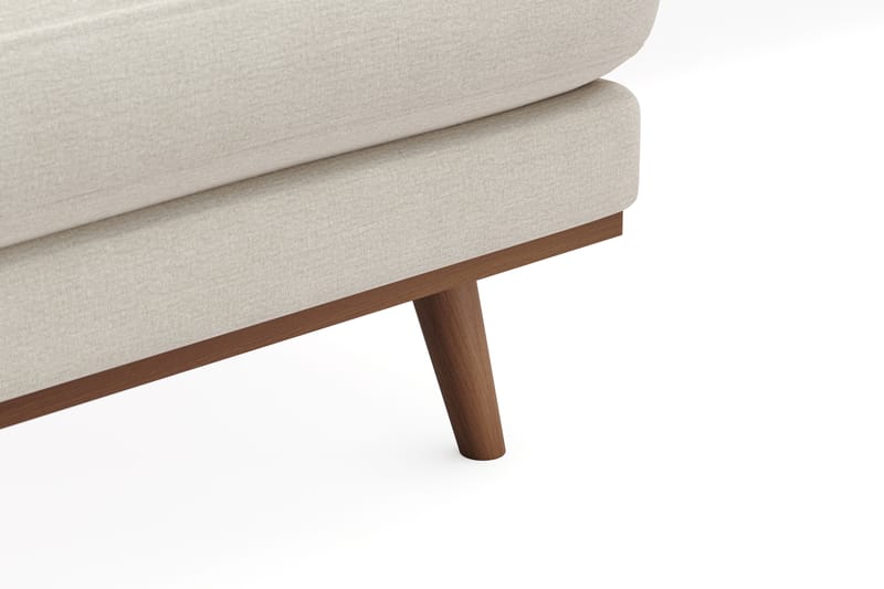 Copenhagen Premium 5-seters Venstrevendt U-formet Dyp Sofa med Divan og Sjeselong i Stoff - Lys beige - Møbler - Sofaer - U Sofa