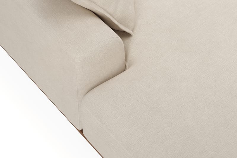 Copenhagen Premium 5-seters Venstrevendt U-formet Dyp Sofa med Divan og Sjeselong i Stoff - Beige - Møbler - Sofaer - U Sofa
