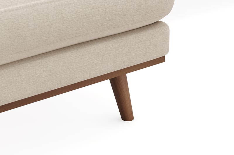 Copenhagen Premium 5-seters Venstrevendt U-formet Dyp Sofa med Divan og Sjeselong i Stoff - Beige - Møbler - Sofaer - U Sofa