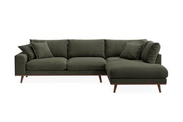 Copenhagen Premium 4-seters Høyrevendt L-formet Dyp Sjeselongsofa i Stoff