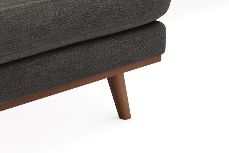 Copenhagen Premium 5-seters Venstrevendt U-formet Dyp Sofa med Divan og Sjeselong i Stoff - Mørk grå - Møbler - Sofaer - U Sofa