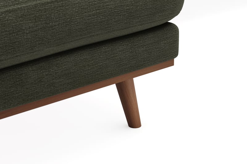 Copenhagen Premium 5-seters Venstrevendt U-formet Dyp Sofa med Divan og Sjeselong i Stoff - Grønn - Møbler - Sofaer - U Sofa