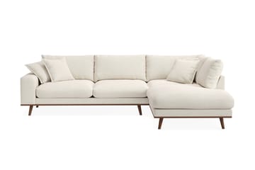 Copenhagen Premium 4-seters Høyrevendt L-formet Dyp Sjeselongsofa i Stoff