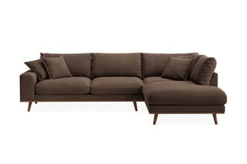 Copenhagen Premium 4-seters Høyrevendt L-formet Dyp Sjeselongsofa i Stoff