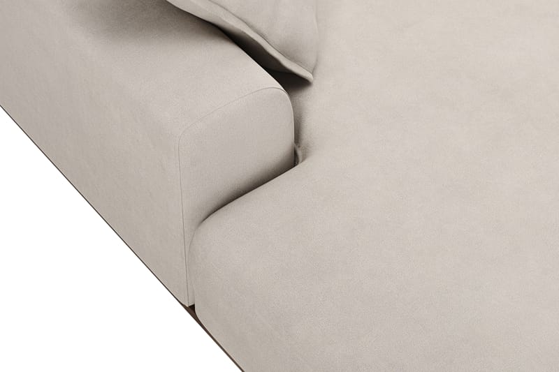 Copenhagen Premium 5-seters Høyrevendt U-formet Dyp Sofa med Divan og Sjeselong i Stof - Beige - Møbler - Sofaer - U Sofa