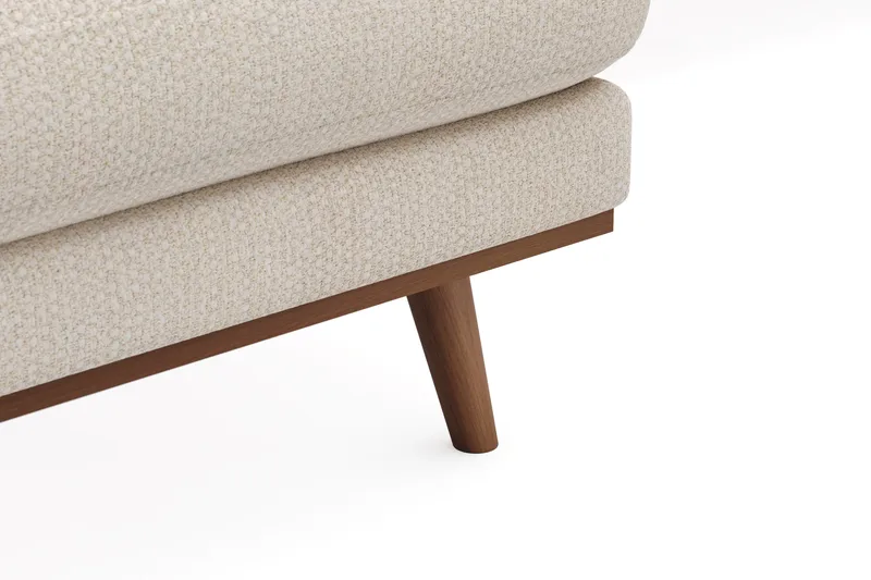 Copenhagen Premium 5-seters Høyrevendt U-formet Dyp Sofa med Divan og Sjeselong i Chenille - Lys beige - Møbler - Sofaer - U Sofa