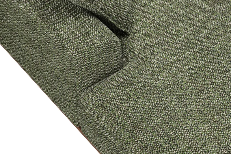 Copenhagen Premium 5-seters Høyrevendt U-formet Dyp Sofa med Divan og Sjeselong i Chenille - Grønn - Møbler - Sofaer - U Sofa