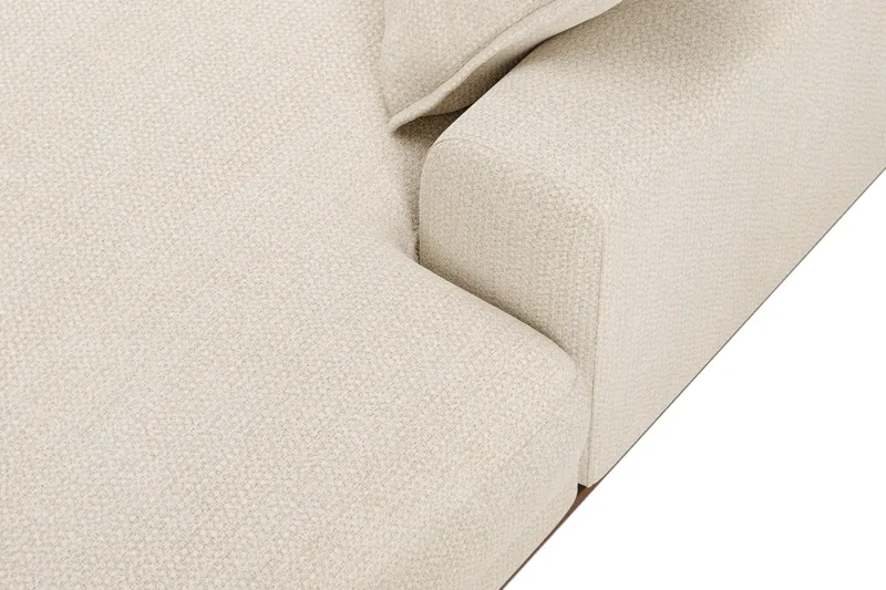 Copenhagen Premium 5-seters Venstrevendt U-formet Dyp Sofa med Divan og Sjeselong i Chenille - Lys beige - Møbler - Sofaer - U Sofa
