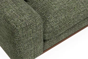 Copenhagen Premium 4-seters Høyrevendt L-formet Dyp Divansofa i Chenille - Grønn - Møbler - Sofaer - Sofa med chaiselong