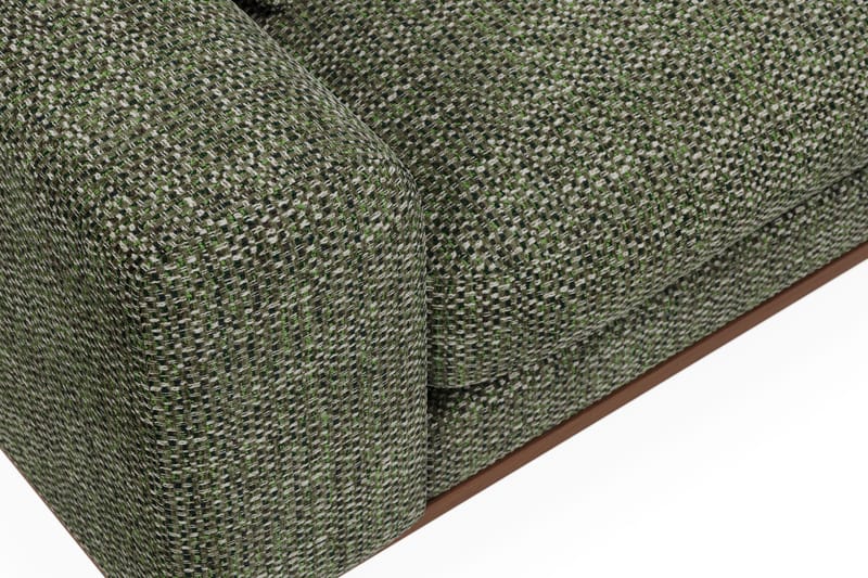 Copenhagen Premium 4-seters Høyrevendt L-formet Dyp Sjeselongsofa i Chenille - Grønn - Møbler - Sofaer - Sofa med chaiselong