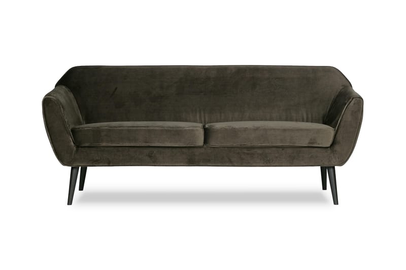 Corollos Sofa - Grøn - Velour sofaer - 3 personers sofa